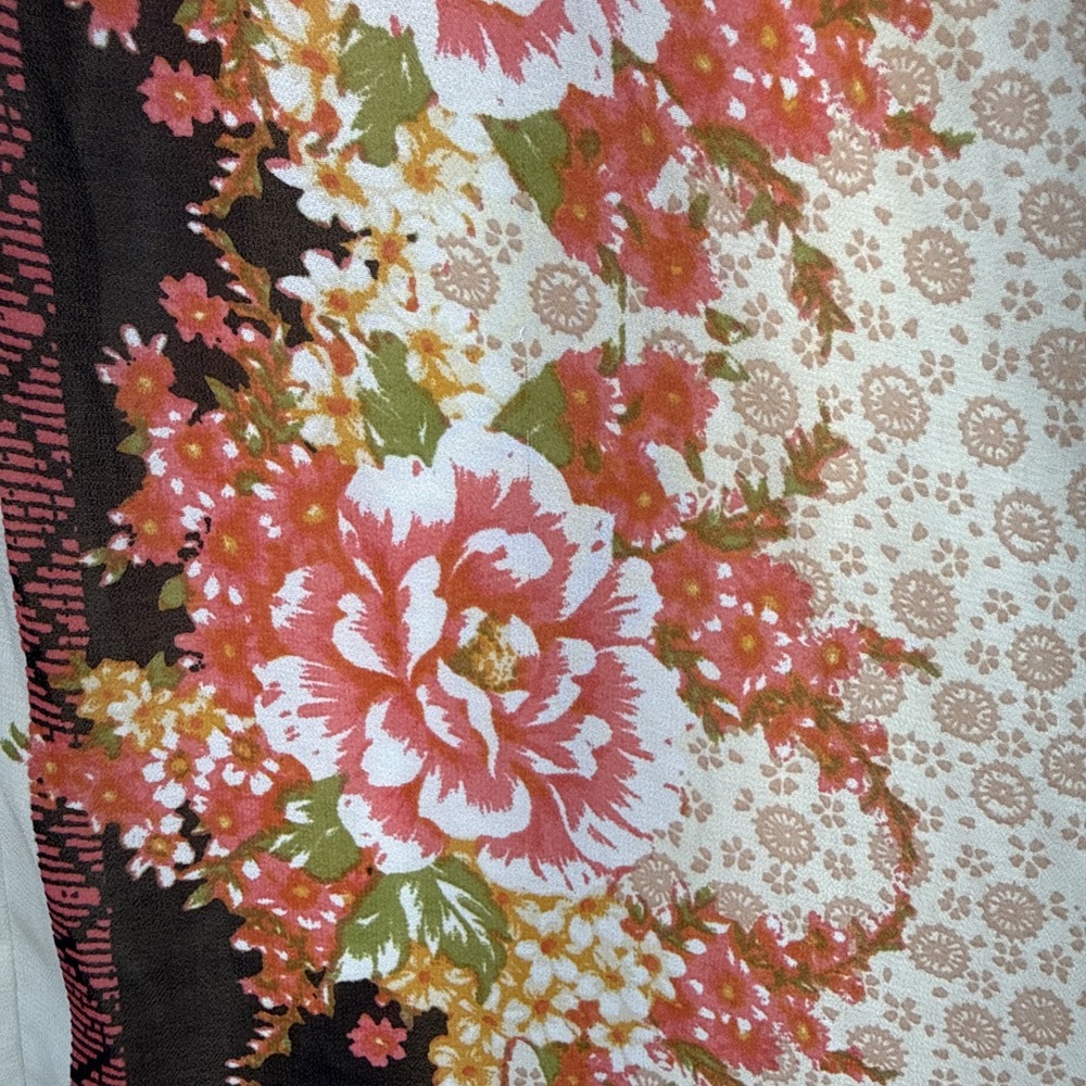 Free People Lovely Lady Maxi Skirt Size XS Asymmetrical Flowy Floral Chiffon - Picture 4 of 9